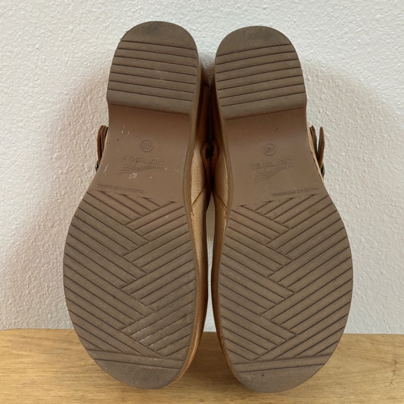 Dansko Tan Leather Mules - Picture 6 of 6